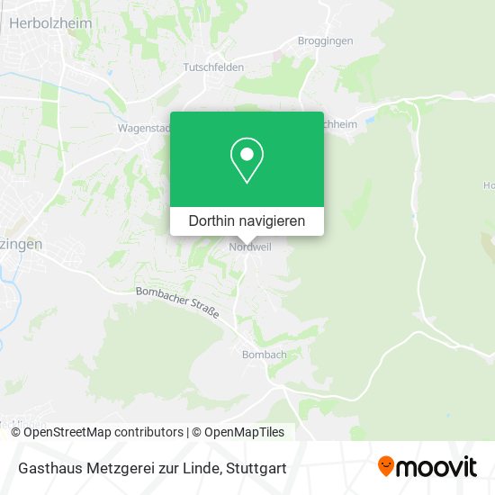 Gasthaus Metzgerei zur Linde Karte