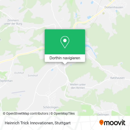 Heinrich Trick Innovationen Karte