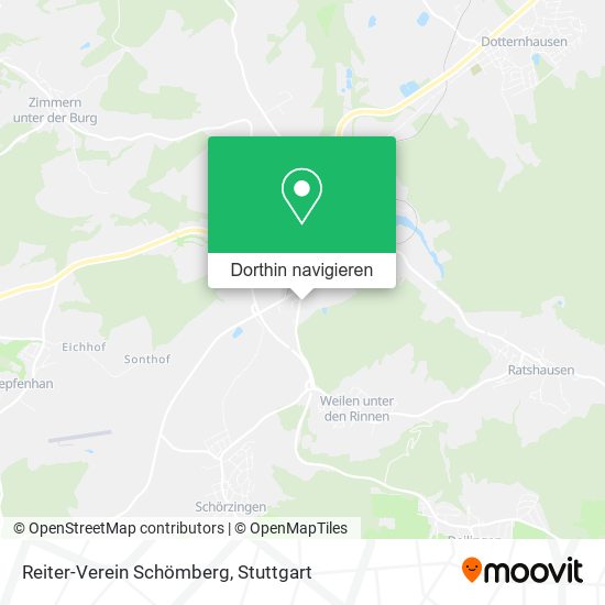 Reiter-Verein Schömberg Karte