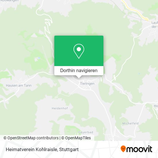 Heimatverein Kohlraisle Karte