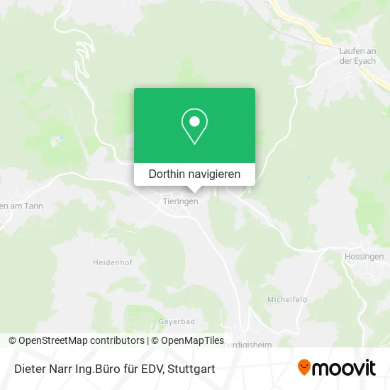 Dieter Narr Ing.Büro für EDV Karte
