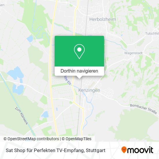 Sat Shop für Perfekten TV-Empfang Karte