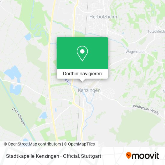 Stadtkapelle Kenzingen - Official Karte
