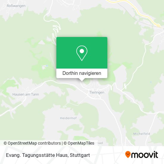 Evang. Tagungsstätte Haus Karte