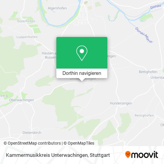 Kammermusikkreis Unterwachingen Karte
