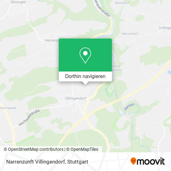Narrenzunft Villingendorf Karte