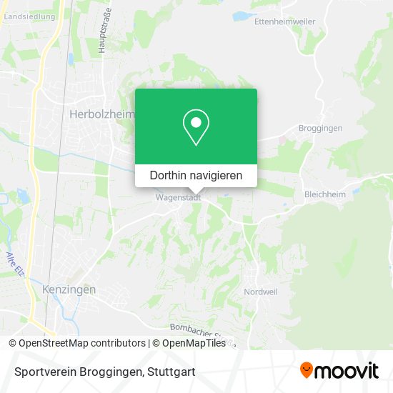 Sportverein Broggingen Karte