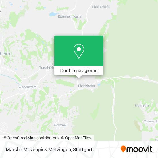 Marché Mövenpick Metzingen Karte