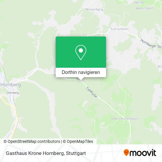 Gasthaus Krone Hornberg Karte