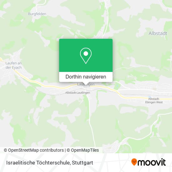 Israelitische Töchterschule Karte