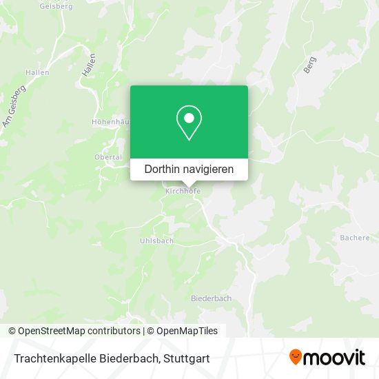 Trachtenkapelle Biederbach Karte