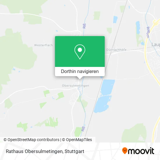 Rathaus Obersulmetingen Karte