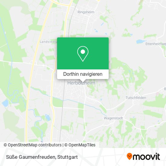 Süße Gaumenfreuden Karte