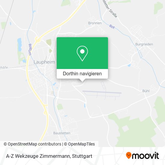 A-Z Wekzeuge Zimmermann Karte