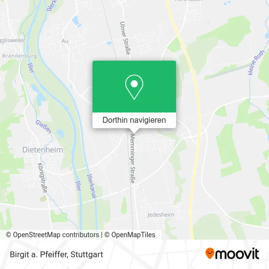 Birgit a. Pfeiffer Karte