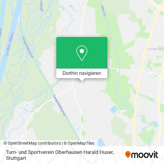 Turn- und Sportverein Oberhausen Harald Huser Karte
