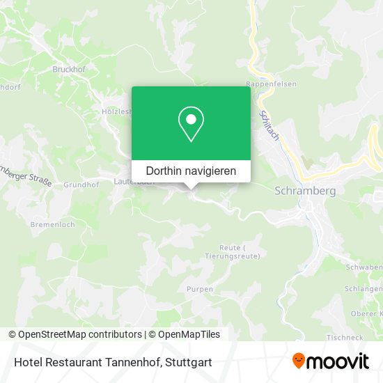 Hotel Restaurant Tannenhof Karte