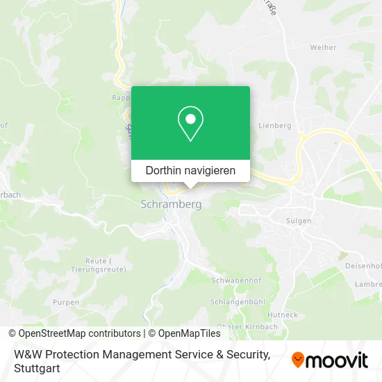 W&W Protection Management Service & Security Karte