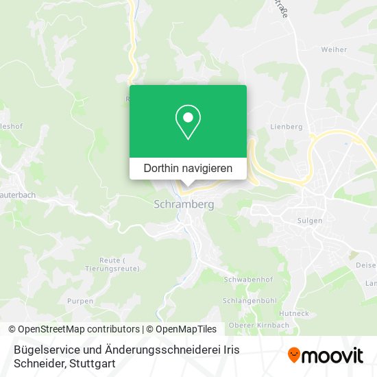 Bügelservice und Änderungsschneiderei Iris Schneider Karte