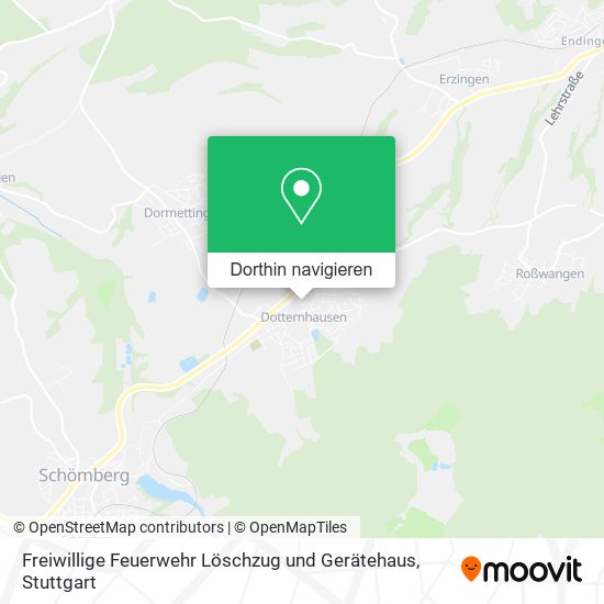 Freiwillige Feuerwehr Löschzug und Gerätehaus Karte