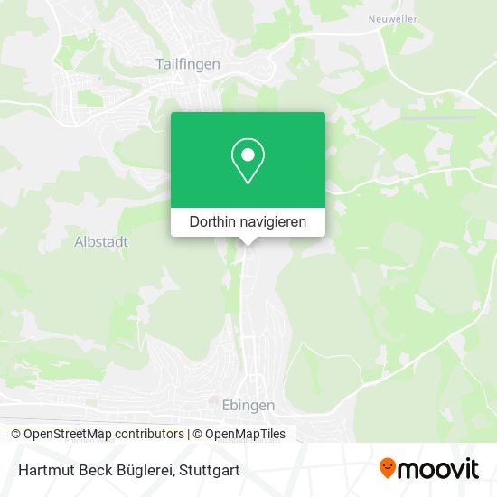 Hartmut Beck Büglerei Karte