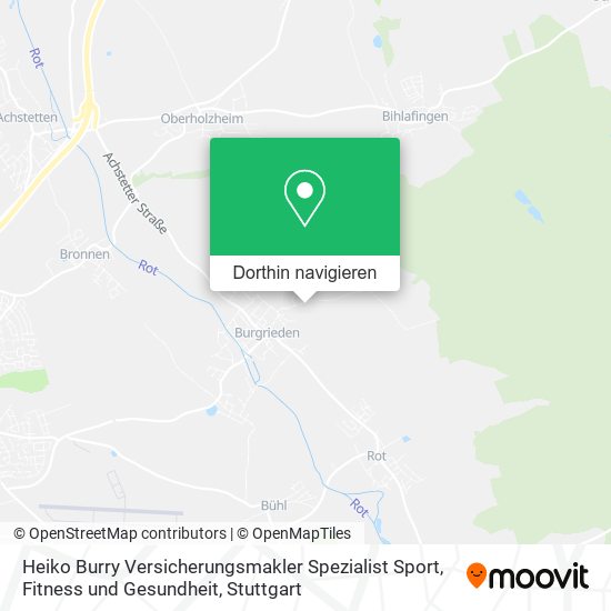 Heiko Burry Versicherungsmakler Spezialist Sport, Fitness und Gesundheit Karte