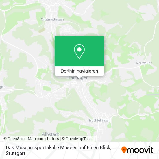 Das Museumsportal-alle Museen auf Einen Blick Karte