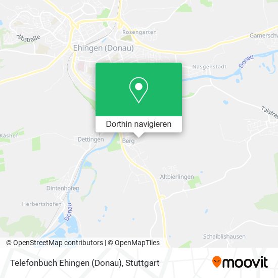 Telefonbuch Ehingen (Donau) Karte