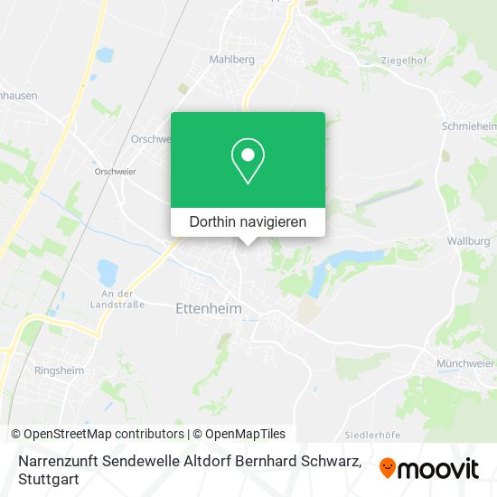 Narrenzunft Sendewelle Altdorf Bernhard Schwarz Karte