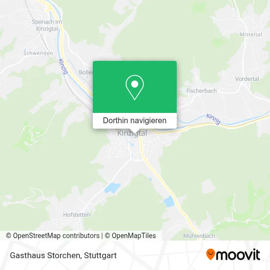 Gasthaus Storchen Karte
