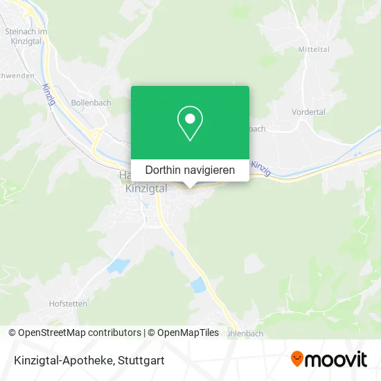 Kinzigtal-Apotheke Karte