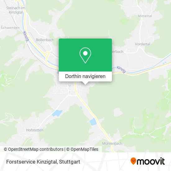 Forstservice Kinzigtal Karte