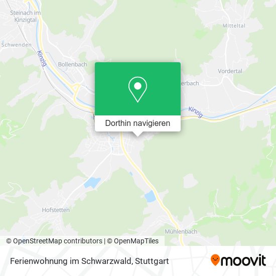 Ferienwohnung im Schwarzwald Karte
