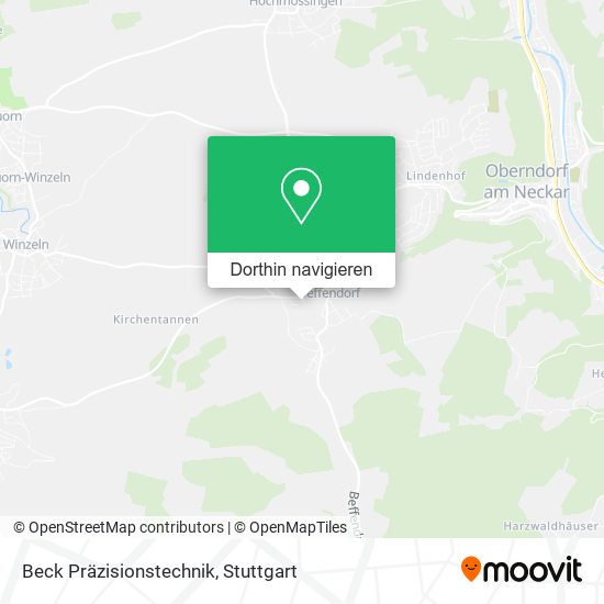 Beck Präzisionstechnik Karte