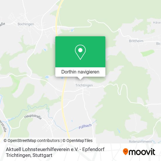 Aktuell Lohnsteuerhilfeverein e.V. - Epfendorf Trichtingen Karte