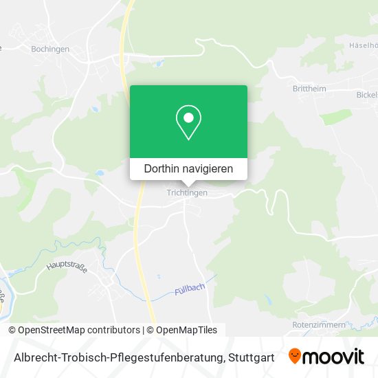 Albrecht-Trobisch-Pflegestufenberatung Karte
