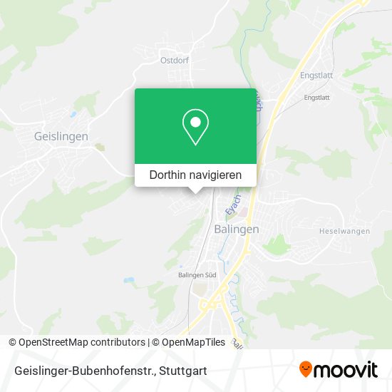 Geislinger-Bubenhofenstr. Karte
