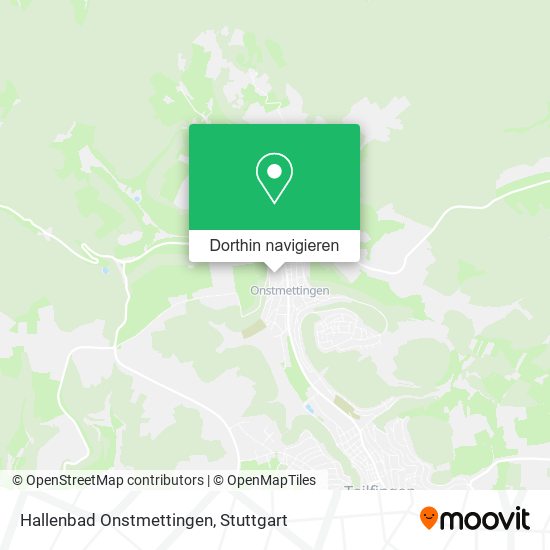 Hallenbad Onstmettingen Karte