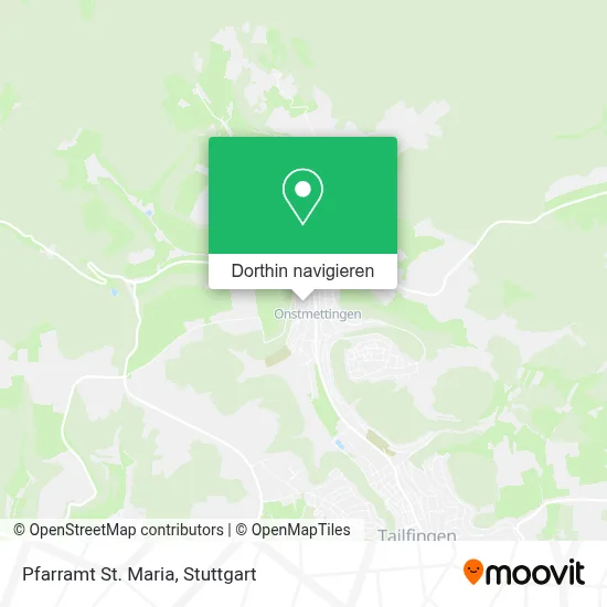 Pfarramt St. Maria Karte