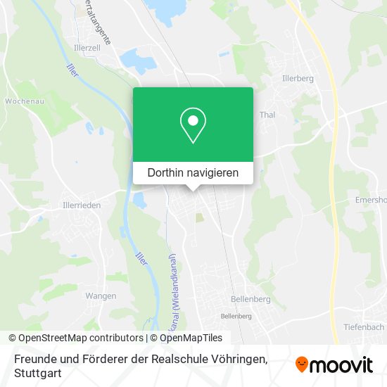 Freunde und Förderer der Realschule Vöhringen Karte