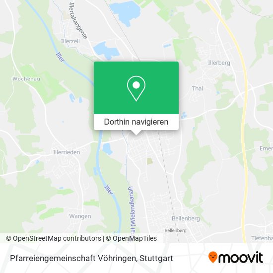 Pfarreiengemeinschaft Vöhringen Karte