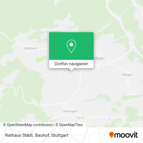 Rathaus Städt. Bauhof Karte
