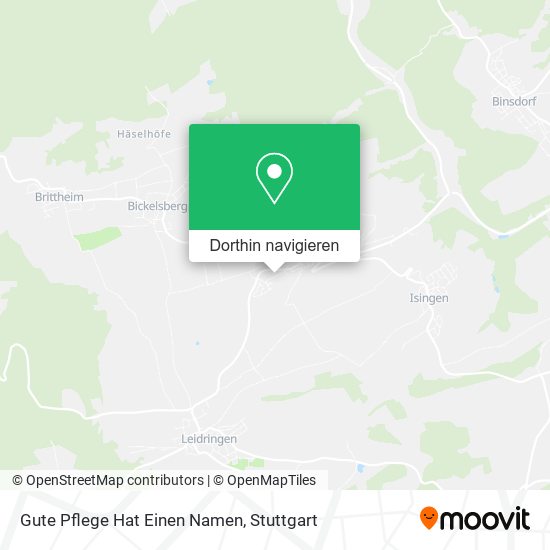 Gute Pflege Hat Einen Namen Karte