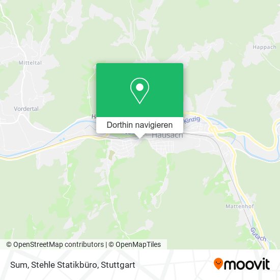 Sum, Stehle Statikbüro Karte