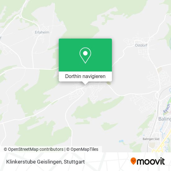 Klinkerstube Geislingen Karte