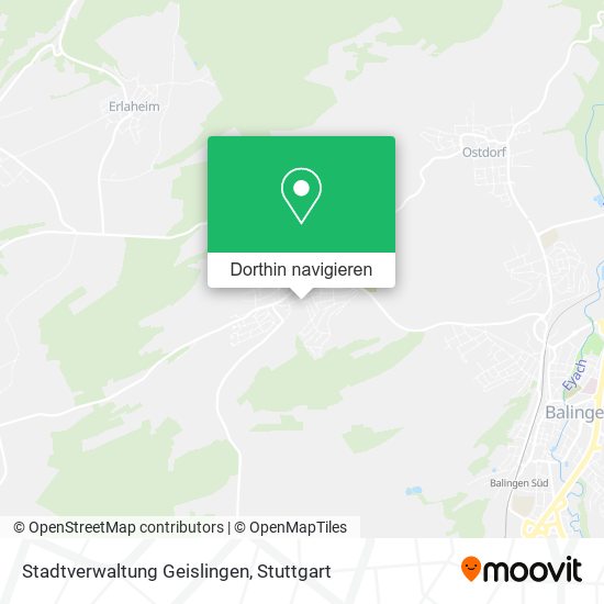 Stadtverwaltung Geislingen Karte