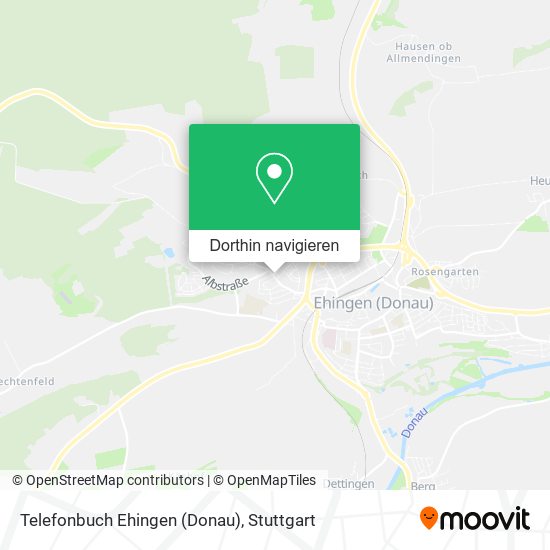 Telefonbuch Ehingen (Donau) Karte