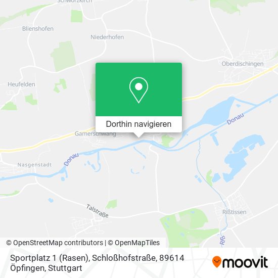 Sportplatz 1 (Rasen), Schloßhofstraße, 89614 Öpfingen Karte