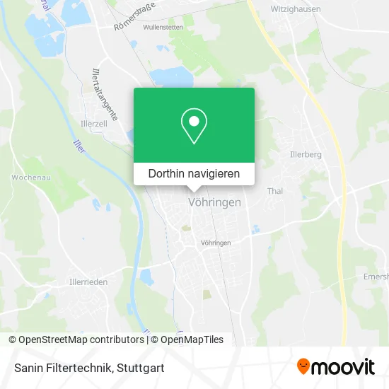 Sanin Filtertechnik Karte