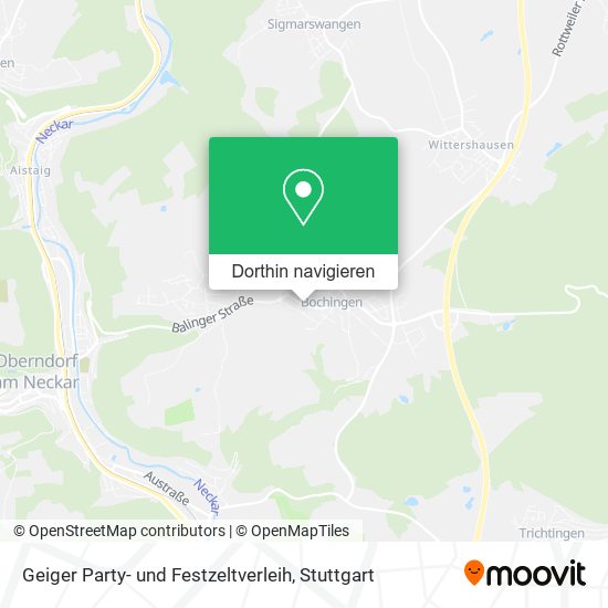 Geiger Party- und Festzeltverleih Karte
